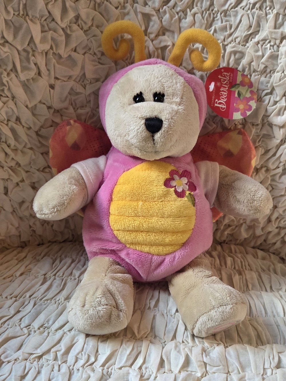 Starbucks 2008 Bearista Bear In A Butterfly Costume - Collectible